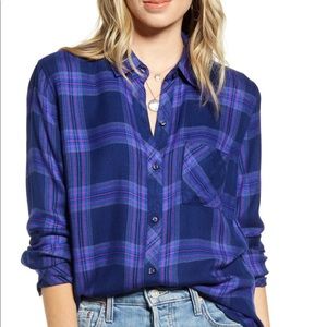 Rails - Hunter Purple Plaid Flannel